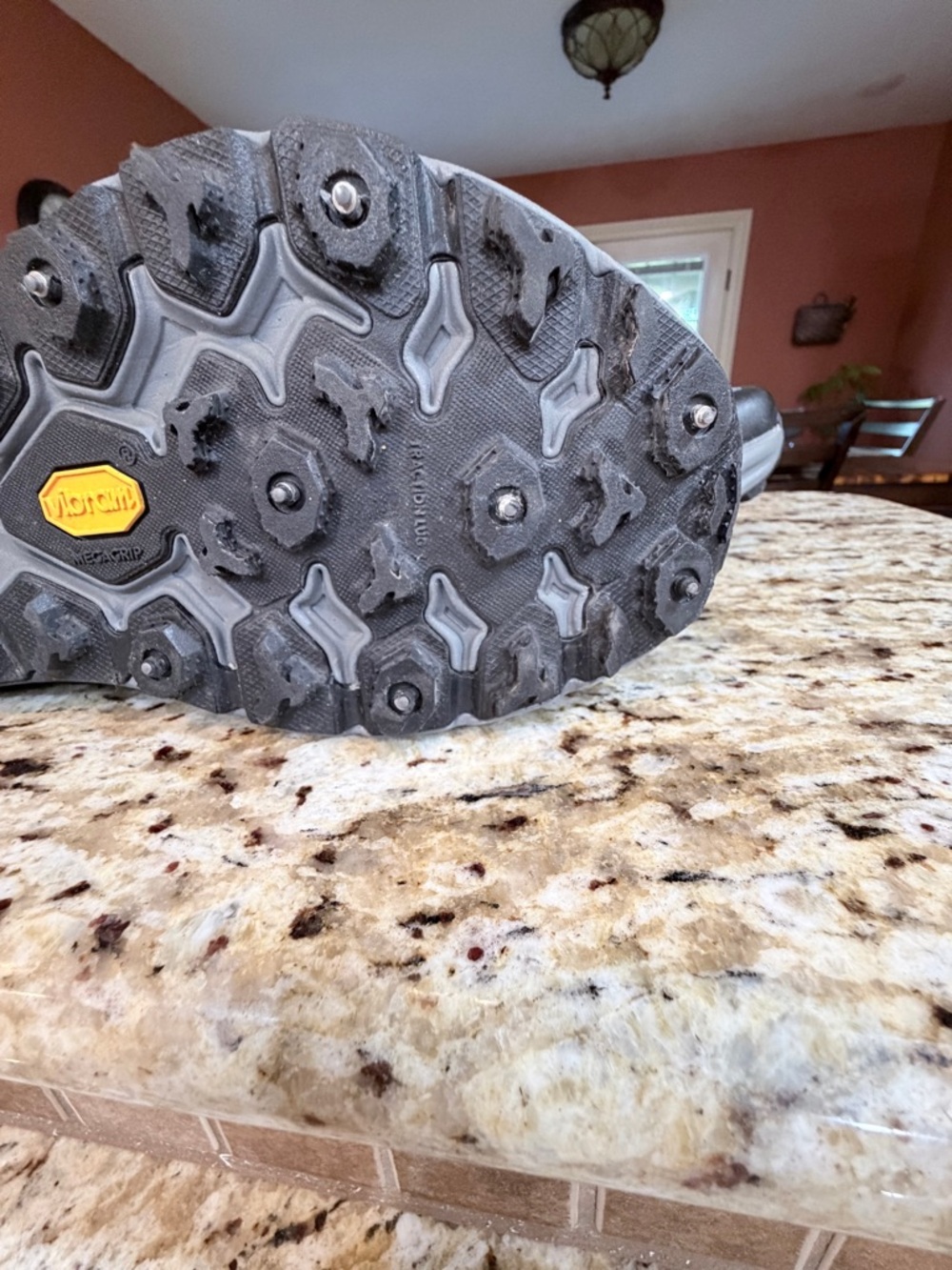 Hoka Black and Pink Gore-Tex /w Vibram Soles- Trail Runner/ Hiker - Picture 5 of 6